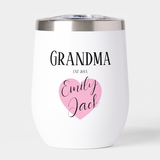 Personalized Grandma Customs script Name (Voorkant)