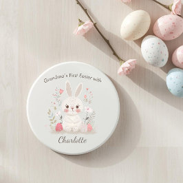 Personalized Grandma Easter Coaster – First Easter Zandsteen Onderzetter