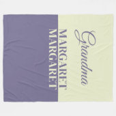  personalized grandma  fleece deken (Voorkant (Horizontaal))