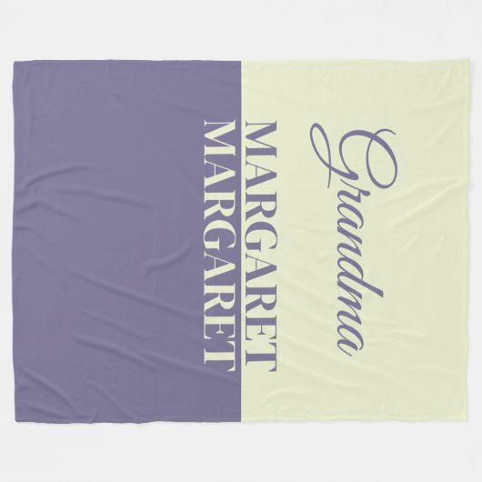  personalized grandma  fleece deken (Voorkant (Horizontaal))