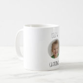 Personalized Grandma Gift | Custom Grandchild Face Koffiemok (Voorkant links)