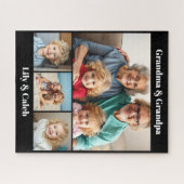 Personalized Grandma, Grandpa and Grandkids Photo Legpuzzel (Horizontaal)