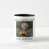 Personalized Grandma Mug Custom Photo Gift Mok (Midden)
