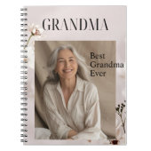 Personalized Grandma Notebook | Best Grandma Ever  Notitieboek (Voorkant)