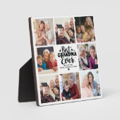 Personalized Grandma Photo | Best Grandma Ever Fotoplaat (Voorkant)