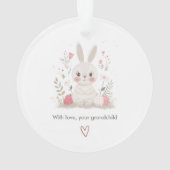 Personalized Grandma’s First Easter  Ornament (achterkant)