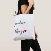 Personalized Grandma Things Bag – Unique Gift for  Tote Bag (Dichtbij)