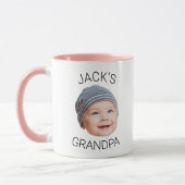 Personalized Grandpa Mug with Baby Face Photo Mok (Links)