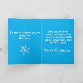 Personalized Grandsons Christmas Card  Kaart (Binnen)