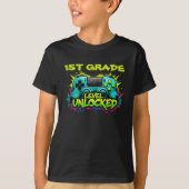 Personalized Graphic Kid T-shirt - Back To School (Voorkant)