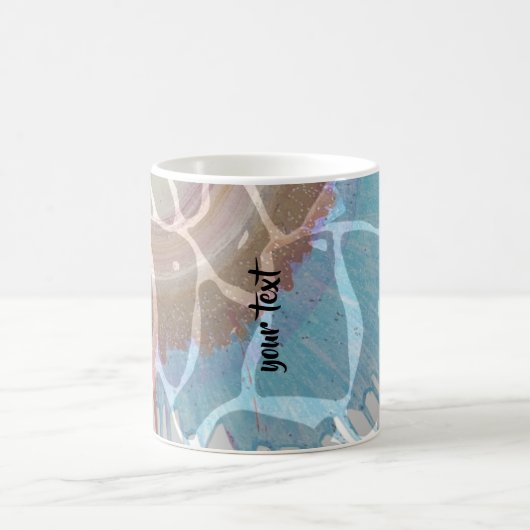 Personalized Graphic Spin Art & Giraffe  Koffiemok (Center)