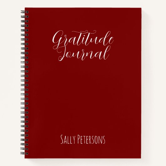 Personalized Gratitude Journal | Custom Name Daily Notitieboek (Voorkant)