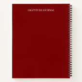 Personalized Gratitude Journal | Custom Name Daily Notitieboek (Achterkant)