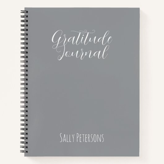 Personalized Gratitude Journal | Custom Name Daily Notitieboek (Voorkant)