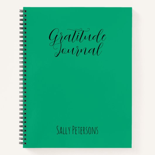 Personalized Gratitude Journal | Custom Name Daily Notitieboek (Voorkant)