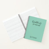 Personalized Gratitude Journal | Custom Name Daily Notitieboek (Binnen)