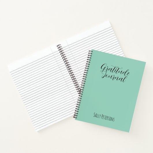 Personalized Gratitude Journal | Custom Name Daily Notitieboek (Binnen)