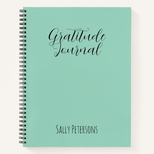 Personalized Gratitude Journal | Custom Name Daily Notitieboek (Voorkant)