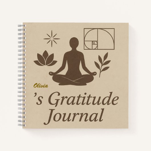Personalized Gratitude Journal Notitieboek (Voorkant)