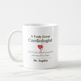 Personalized Great Cardiologist Appreciation Gift Koffiemok