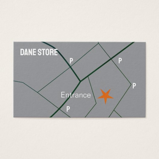 Personalized Great Dane Store Visitekaartje (Voorkant)