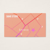 Personalized Great Dane Store Visitekaartje (Voorkant)