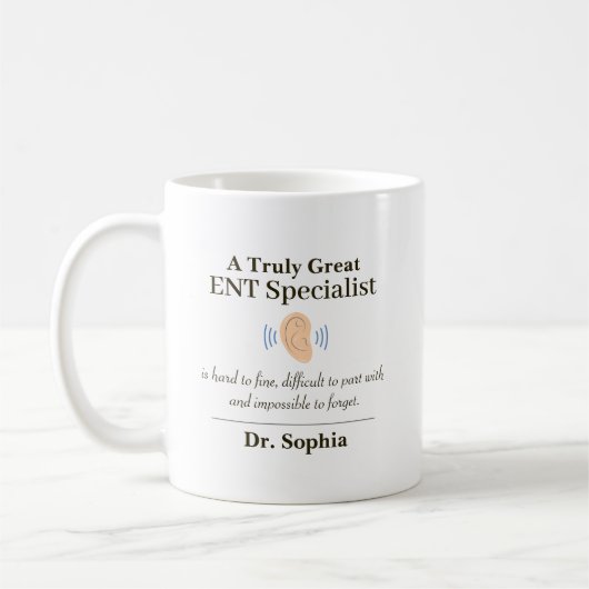Personalized Great ENT Specialist  Koffiemok (Links)
