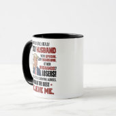 Personalized Great Husband Mug | Custom Name Mok (Voorkant links)