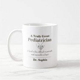 Personalized Great Pediatrician Appreciation Gift Koffiemok