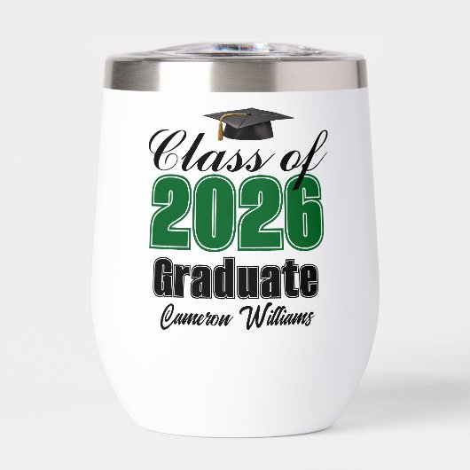 Personalized Green Class of 2026 Graduation (Voorkant)