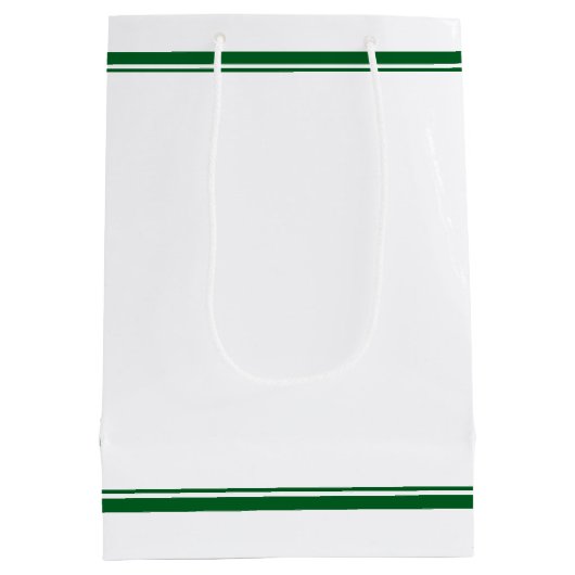 Personalized Green Class of 2026 Graduation Medium Cadeauzakje (Achterkant)