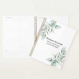 Personalized Green Foliage  Planner