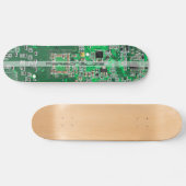 Personalized Green PCB Circuit Board for IT Pros Persoonlijk Skateboard (Horizontaal)
