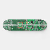 Personalized Green PCB Circuit Board for IT Pros Persoonlijk Skateboard (Horizontaal)