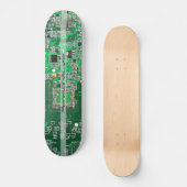 Personalized Green PCB Circuit Board for IT Pros Persoonlijk Skateboard (Voorkant)