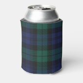Personalized Green Plaid Checkered Rustic Tartan Blikjeskoeler (Blikje Achterkant)