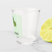 Personalized Green Shamrock Irish Heritage Shot Glas (Rechts)