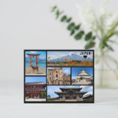Personalized, Greetings from Japan Postcard Briefkaart (Staand voorkant)
