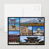 Personalized, Greetings from Japan Postcard Briefkaart (Voorkant / Achterkant)