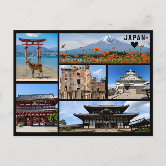 Personalized, Greetings from Japan Postcard Briefkaart (Voorkant)