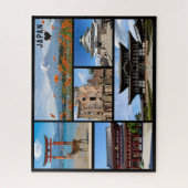Personalized, Greetings from Japan Postcard Legpuzzel (Verticaal)