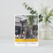 Personalized, Greetings from TOKYO, Hachiko, Japan Briefkaart (Staand voorkant)
