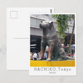 Personalized, Greetings from TOKYO, Hachiko, Japan Briefkaart (Voorkant / Achterkant)