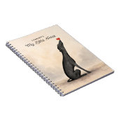 Personalized Greyhound Notebook with Name Notitieboek (Rechterzijde)