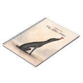 Personalized Greyhound Notebook with Name Notitieboek (Linkerzijde)