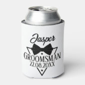 Personalized Groomsman Blikjeskoeler (Blikje Voorkant)