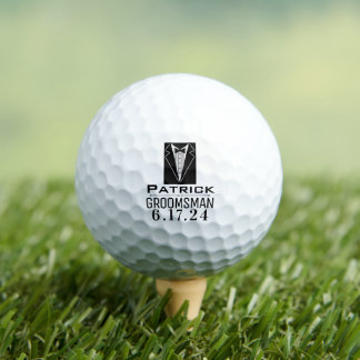 PERSONALIZED GROOMSMAN HUWELIJK FEestPARTIJ GOLFB Golfballen