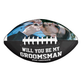 Personalized Groomsmen Engraved Wedding Party  American Football