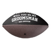 Personalized Groomsmen Engraved Wedding Party  American Football (Gedraaid 270)