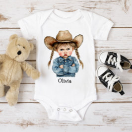 Personalized Grumpy Cowgirl Romper